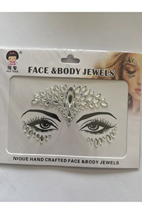 Ai̇rbrush Tattoo Face Gems Yüz Süsleme Taşı Vücut Kri̇stali̇ Model 15