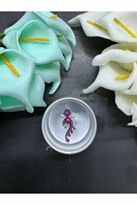 Ai̇rbrush Tattoo Yüz Taşı Face Gems Yapışkan Burun Parmak Hızma Model29