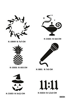 Ai̇rbrush Tattoo Hayalperest Geçi̇ci̇ Dövme Stenci̇l Seti̇ Spreysi̇z