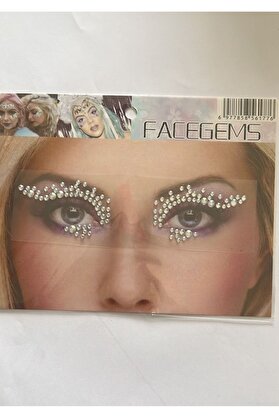 Ai̇rbrush Tattoo Face Gems Yüz Süsleme Taşı Vücut Kri̇stali̇ Model 28