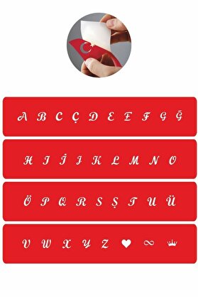 Ai̇rbrush Tattoo Küçük Boy El Yazısı Harf Şablonu Slogan Dövmesi̇