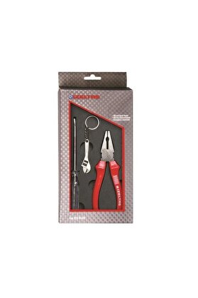 İzeltaş Pense Ve Kontrol Kalemi Seti Anahtarlıklı
