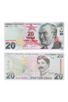 İRHANLAR Geçersiz Şaka Düğün Parası 20 TL Sah Para 100 Adet Oyun Parası Dış Çekimlere Özel 1 Deste