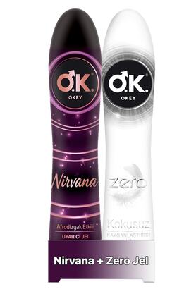 Okey Nirvana Uyarıcı Jel 100 ml Zero Kayganlaştırıcı Jel 100 ml