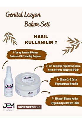 Kozmik Bitkisel Intim Bakım Spreyi Genital Siğil Ilacı Sigil Seti