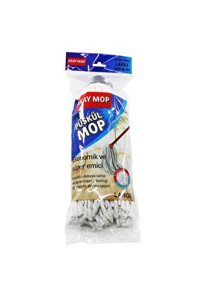 Go İthalat Large Örgülü İpli̇  Püskül Pamuk Mop (2818)