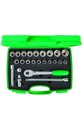 Elta 1115 Altı Köşe Lokma Anahtar Takımı 24 Parça 1/2''