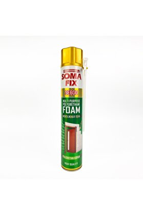 Somafix Sosfıx Poliüretan Köpük 600 Gr - 750 Ml Tüpte Pipetli P.ü.köpük Çelik Kapı Pencere Montaj Izolasyon