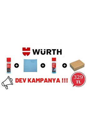 Würth Motor Temizleme Araç Içi Temizleme Güderi Bez Sünger