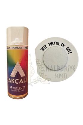 Akçalı Akrilik Sprey Boya Metalik GRİ 400 ml - 357