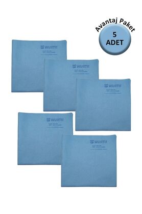 Würth Sentetik Güderi Bez 38*60cm 130gr Mavi 5 Adet