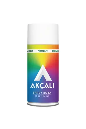 Akçalı 400ml 301 Parlak Beyaz Sprey Boya Düz Renk