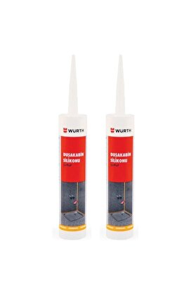 Würth Tvet Duşakabi̇n Si̇li̇konu Şeffaf 310 Ml 2 Li̇ Paket