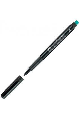 Faber Castell 1525 Permanent Asetat Kalem Siyah