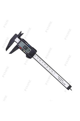 Pavone Dijital Kumpas Cetvel - 150 MM Büyük BOY - Pilli - Kalıcı Makyaj KAŞ Ölçüm VE Doğrulama Cetveli