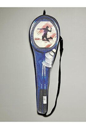 WELLCOLD 2 Adet Profesyonel Badminton Raketi Deluxe Badminton Çantası Seti + 3 Adet Badminton Topu 101M
