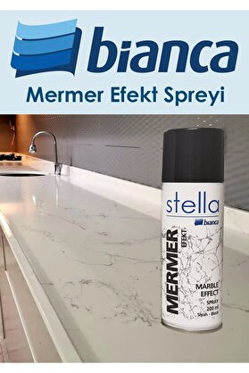 Bianca Stella Mermer Efekt Spreyi Siyah