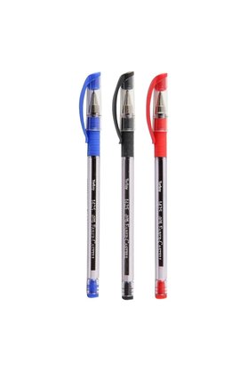 Faber Castell 1425 Mavi-siyah-kırmızı Tükenmez Kalem 3'lü Set