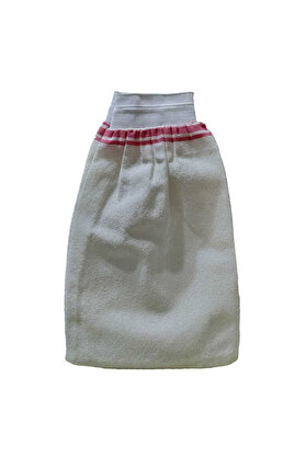 Bi̇lfold İpek Sırt Ve Vücut Kesesi̇ Lasti̇kli̇ Beyaz 15X25