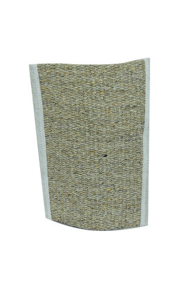 Bi̇lfold Doğal Keçi̇ Kılı El Geçmeli̇ Sırt Ve Vücut Kesesi̇ Bej 26X18