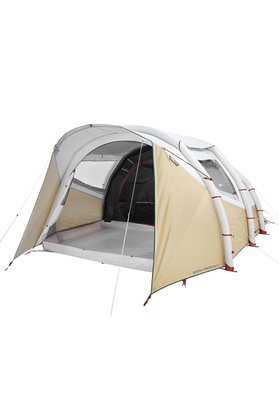 Decathlon Quechua 5 Kişilik 2 Odalı Şişme Kamp Çadırı - Fresh & Black - Air Seconds 5.2