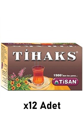 Tisan Tihaks Karışık Bitki Çayı 20 Süzen Poşet 12 Adet