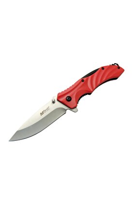 evimdeyokyok 4312 Kırmızı Kamp Çakı 20cm - Yarı Otomatik