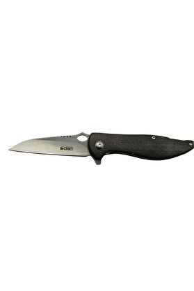 evimdeyokyok Crkt Lotus 1265 BK Siyah Kamp / Outdoor Çakı 18cm - Yarı Otomatik, Kutulu