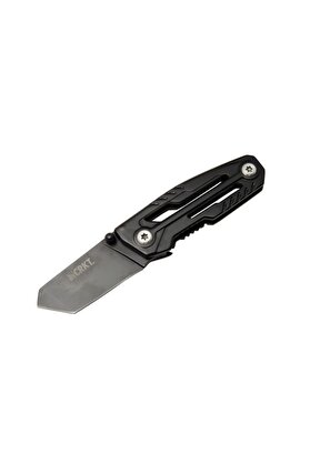 evimdeyokyok Crkt Trasher 1065BK Kamp Çakı 11,5 cm - Siyah, Metal Sap