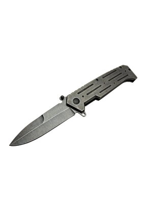 evimdeyokyok GB B033A Eskitme Kamp Çakı 22 cm - Metal Sap, Otomatik