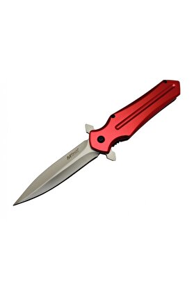 evimdeyokyok 4223 Kırmızı Kamp Çakı 21cm- Yarı Otomatik
