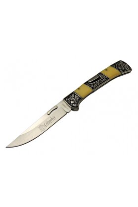 evimdeyokyok A 3159 C Kamp Çakı 24 cm - İşlemeli Saplı, Kemerlikli