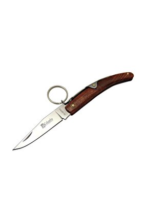 evimdeyokyok Okapi GC2079C Kahverengi Kamp Çakı 16,5cm - Manuel, Ahşap Sap