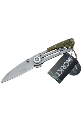evimdeyokyok CRKT CR 0087 KM Kamp Çakı 18 cm - Metal Saplı, Otomatik, Kılıflı