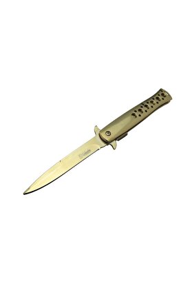 evimdeyokyok Tac-Force 1111A T-Lite Gold Kamp / Av Çakısı 23cm- Yarı Otomatik, Metal Sap