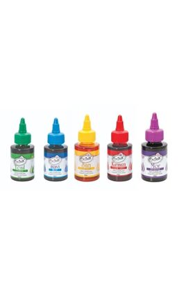 Dr. Gusto Dr Gusto 5’li Sıvı Su Bazlı Likit Gıda Boyası 5 X 60 gr Sarı Kırmızı Mavi Mor Yeşil