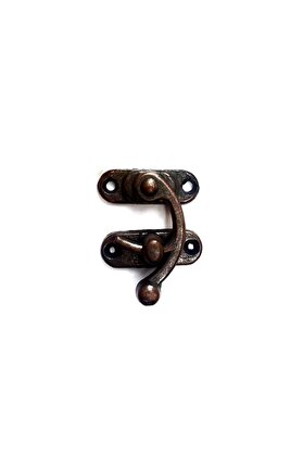 evimdeyokyok Yay Gözü, Ahşap Kutu Klipsi - Minik 20x24 mm, Antik, 100 Adet