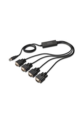 Assmann Digitus Usb 2.0 <-> 4 X Rs232 (SERİ) Çevirici Kablosu, 1.5 Metre