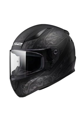 LS2 Rapıd 2 Crypt MAT Siyah Kask