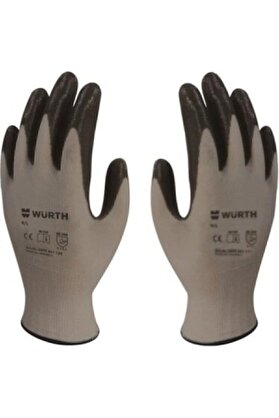 Würth Iş Güvenliği Eldiveni Mekanikçi Siyah 9 3 Adet