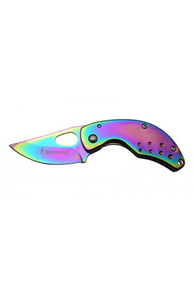 evimdeyokyok Browning 3-1 Çakı Gökkuşağı Mini 12 cm Manuel