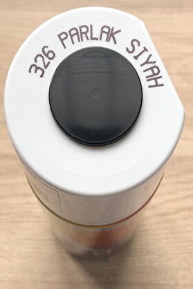 Akçalı Parlak Siyah 326 Alüminyum-ahşap-plastik-demir-metal-sprey Boyama 400 ml