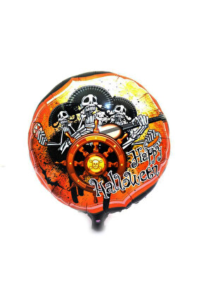 Bi̇lfold Kuru Kafalı Korsanlar Halloween Şeki̇lli̇ Folyo Bn 45 Cm
