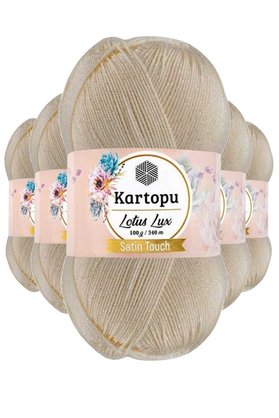 Nw Nessiworld 5 Adet Lotus Lux Bikini Büstiyer Bluz Simli Örgü İpi K025 Krem