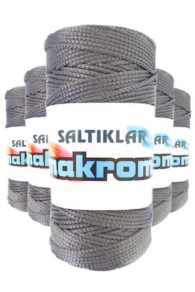 Nw Nessiworld 5 Adet Polyester Makrome İpi 423 Gri 100 Gr