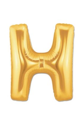 Ethab Ticaret H Harf Folyo Balon Altın Renk 40 İnç