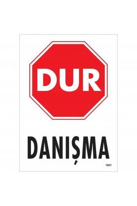 Ethab Ti̇caret Dur Danışma Uyarı Levhası 25X35 Kod1601