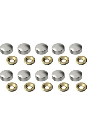 Seçkin Trend Krom Vida Tapası 16 Mm 10 Adet