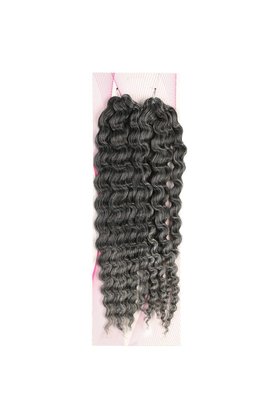 Ethab Ticaret Nice Bulk Afro Su Dalgası / Siyah / Gri Ombreli