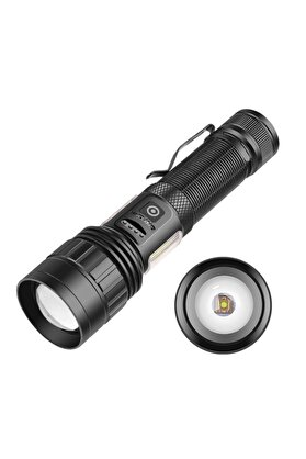 evimdeyokyok PeakStar Ps-6153 10000 Lümen Zoomlu Mıknatıslı TG Cob Led Powerbank Özellikli Profesyonel El Feneri